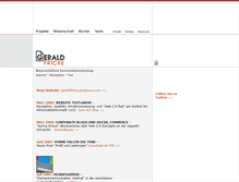 Tablet Screenshot of geraldfricke.de